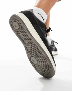 Nike Air Force 1 '07 LV8 Winter Trainers In Black And Grey For Men -Nike Sales Store 206623052 3