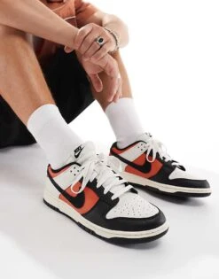 Nike Dunk Low Retro Halloween Trainers In White, Orange And Black For Men 10 Nike Dunk Low Retro Halloween Trainers In White, Orange And Black For Men -Nike Sales Store 206623082 3
