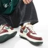Nike Air Force 1 '07 LV8 Trainers In Red, Green And Sail For Men Burgundy -Nike Sales Store 206623107 1 burgundy