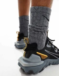 Nike React Vision SC Trainers In Black, Grey And Orange For Men 11 Nike React Vision SC Trainers In Black, Grey And Orange For Men -Nike Sales Store 206623214 4