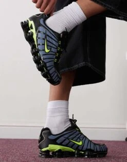 Nike Shox TL Unisex Trainers In Blue, Black And Green For Unisex Mid Blue -Nike Sales Store 206623303 1 midblue 1
