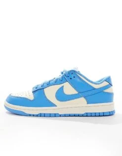 Nike Dunk Low Retro Trainers In Light Blue And White For Men -Nike Sales Store 206623324 2