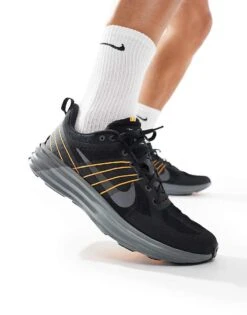 Nike Lunar Roam Trainers In Black And Grey For Men -Nike Sales Store 206630018 1 black 1