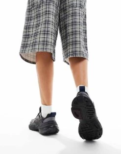 Nike V2K Run Unisex Trainers In Metallic Grey And Black For Unisex -Nike Sales Store 206630668 5