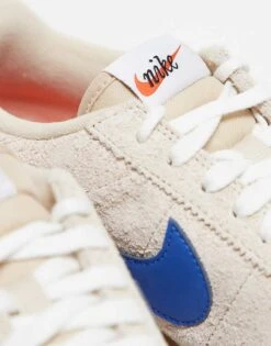 Nike Cortez Suede Trainers In Light Grey And Blue For Unisex -Nike Sales Store 206630793 2