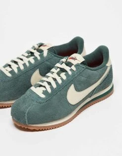 Nike Cortez Suede Trainers In Dark Green And Cream For Unisex 9 Nike Cortez Suede Trainers In Dark Green And Cream For Unisex -Nike Sales Store 206630830 3