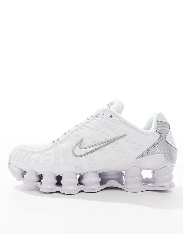 Nike Shox TL Unisex Trainers In White For Unisex 4 Nike Shox TL Unisex Trainers In White For Unisex - Image 2