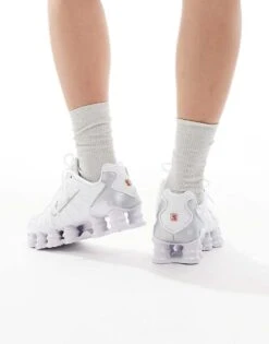 Nike Shox TL Unisex Trainers In White For Unisex 10 Nike Shox TL Unisex Trainers In White For Unisex -Nike Sales Store 206630948 3
