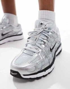 Nike P-6000 Unisex Trainers In Silver And Black For Unisex 11 Nike P-6000 Unisex Trainers In Silver And Black For Unisex -Nike Sales Store 206631053 4