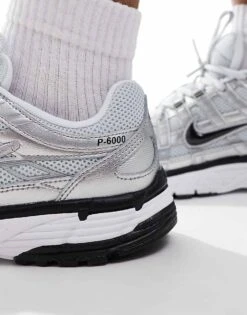 Nike P-6000 Unisex Trainers In Silver And Black For Unisex 12 Nike P-6000 Unisex Trainers In Silver And Black For Unisex -Nike Sales Store 206631053 5