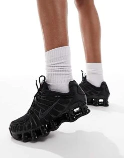 Nike Shox TL Unisex Trainers In Black For Unisex