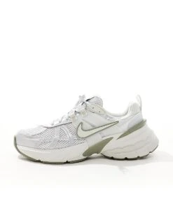 Nike V2K Run Unisex Trainers In White, Green And Silver For Unisex 10 Nike V2K Run Unisex Trainers In White, Green And Silver For Unisex -Nike Sales Store 206631204 3