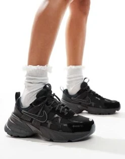 Nike V2K Run Trainers In Black For Unisex -Nike Sales Store 206631423 1 black 1