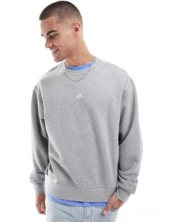 Nike SB Essential Crew Neck Sweatshirt In Dark Grey For Men -Nike Sales Store 206636662 1 grey 1