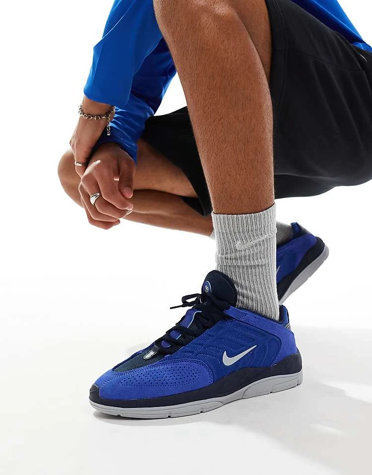 Nike SB Vertebrae Trainers In Blue For Men Mid Blue 3 Nike SB Vertebrae Trainers In Blue For Men Mid Blue