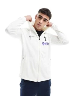 Nike Football Tottenham Hotspur Jacket In White For Men