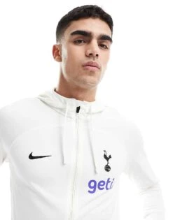 Nike Football Tottenham Hotspur Jacket In White For Men -Nike Sales Store 206682144 4