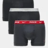 Nike Everyday Cotton Stretch 3 Pack Trunk With Coloured Waistband In Blue/grey/red For Men Multi -Nike Sales Store 206879094 1 multi