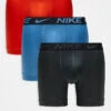 Nike Essential Microfibre 3 Pack Boxer Brief In Orange/blue/grey For Men Multi -Nike Sales Store 206879108 1 multi