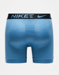 Nike Essential Microfibre 3 Pack Boxer Brief In Orange/blue/grey For Men Multi -Nike Sales Store 206879108 3