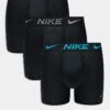 Nike Essential Microfibre 3 Pack Boxer Brief With Coloured Waistbands In Black For Men -Nike Sales Store 206879115 1 black