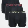 Nike Everyday Cotton Stretch 3 Pack Trunk With Coloured Waistband In Black For Men -Nike Sales Store 206879218 1 black