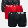 Nike Essential Microfibre 3 Pack Trunk In Swoosh Print/black/red For Men Multi -Nike Sales Store 206879219 1 multi
