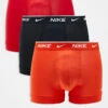 Nike Everyday Cotton Stretch 3 Pack Trunk In Orange/red/black For Men Multi -Nike Sales Store 206879247 1 multi