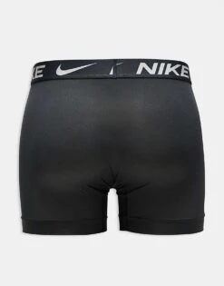 Nike Essential Microfibre 3 Pack Boxer Brief With Coloured Waistband In Pastel Blue/black/blue For Men -Nike Sales Store 206879262 3