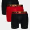 Nike Essential Microfibre 3 Pack Trunk In Black/red For Men Multi -Nike Sales Store 206879304 1 multi
