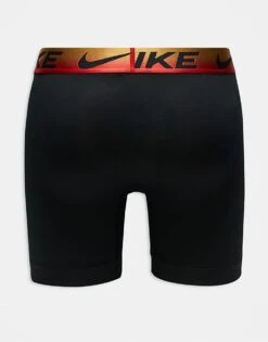 Nike Essential Microfibre 3 Pack Trunk In Black/red For Men Multi -Nike Sales Store 206879304 3