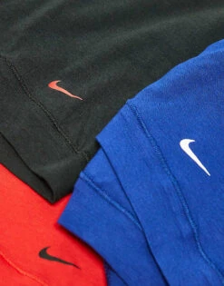Nike Everyday Cotton Stretch 3 Pack Trunk In Red/blue/black For Men Multi -Nike Sales Store 206879318 4