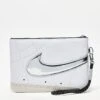 Nike Icon Blazer Chrome Large Wristlet Bag In White And Silver For Unisex -Nike Sales Store 206993641 1 white