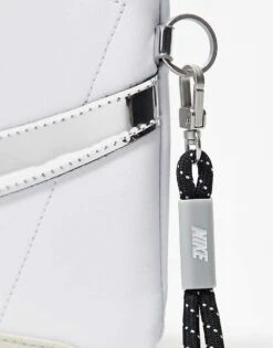 Nike Icon Blazer Chrome Large Wristlet Bag In White And Silver For Unisex -Nike Sales Store 206993641 3