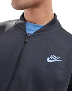 Nike Club Bomber Jacket In Dark Grey For Men -Nike Sales Store 207009496 3