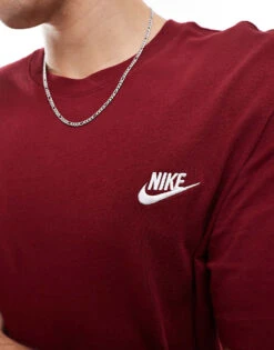 Nike Club T-shirt In Red For Men -Nike Sales Store 207009543 2