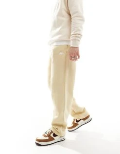 Nike Club Trouser In Beige For Men -Nike Sales Store 207009558 3