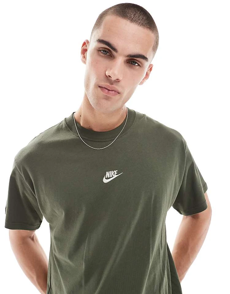 Nike Premium Essentials T-shirt In Khaki For Men 3 Nike Premium Essentials T-shirt In Khaki For Men