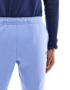 Nike Club Swoosh Graphic Joggers In Grey For Men Light Blue -Nike Sales Store 207009732 3