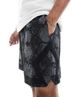 Jordan Dri-FIT Snakeskin Shorts In Black For Men -Nike Sales Store 207047065 1 black 1