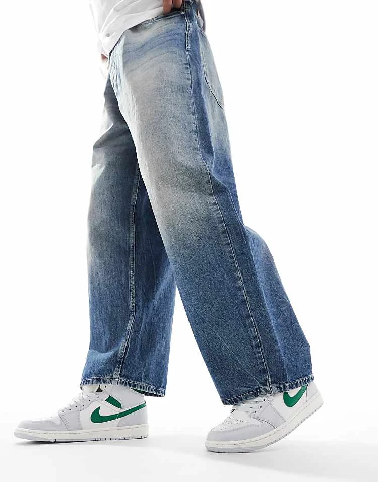 Nike Air Jordan 1 Trainers In White And Green For Men 5 Nike Air Jordan 1 Trainers In White And Green For Men - Image 3