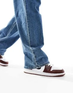 Nike Air Jordan 1 Low Trainer In White And Red Dark Pony For Men -Nike Sales Store 207047124 5