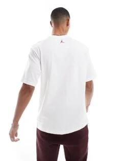 Jordan Crew Neck T-shirt In White For Men -Nike Sales Store 207047182 3