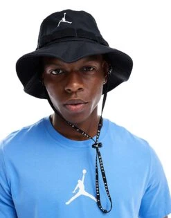 Jordan Bucket Hat In Black For Men