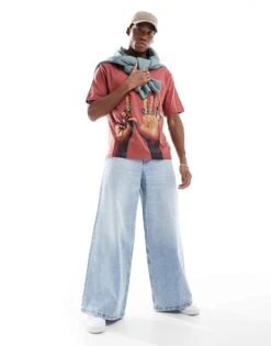 Jordan Graphic T-shirt In Rust For Men Red -Nike Sales Store 207047245 3