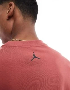 Jordan Graphic T-shirt In Rust For Men Red -Nike Sales Store 207047245 4
