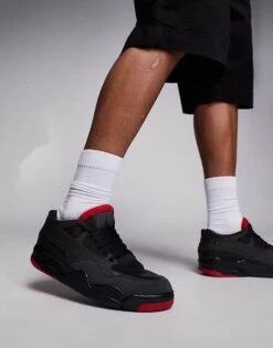 Nike Air Jordan 4 RM Trainers In Black For Men