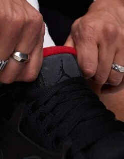 Nike Air Jordan 4 RM Trainers In Black For Men -Nike Sales Store 207047252 4