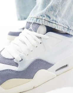 Nike Air Jordan 4 RM Trainers In Blue For Men Ivory -Nike Sales Store 207047259 4