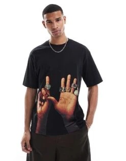 Jordan Graphic T-shirt In Black For Men -Nike Sales Store 207047282 1 black 1